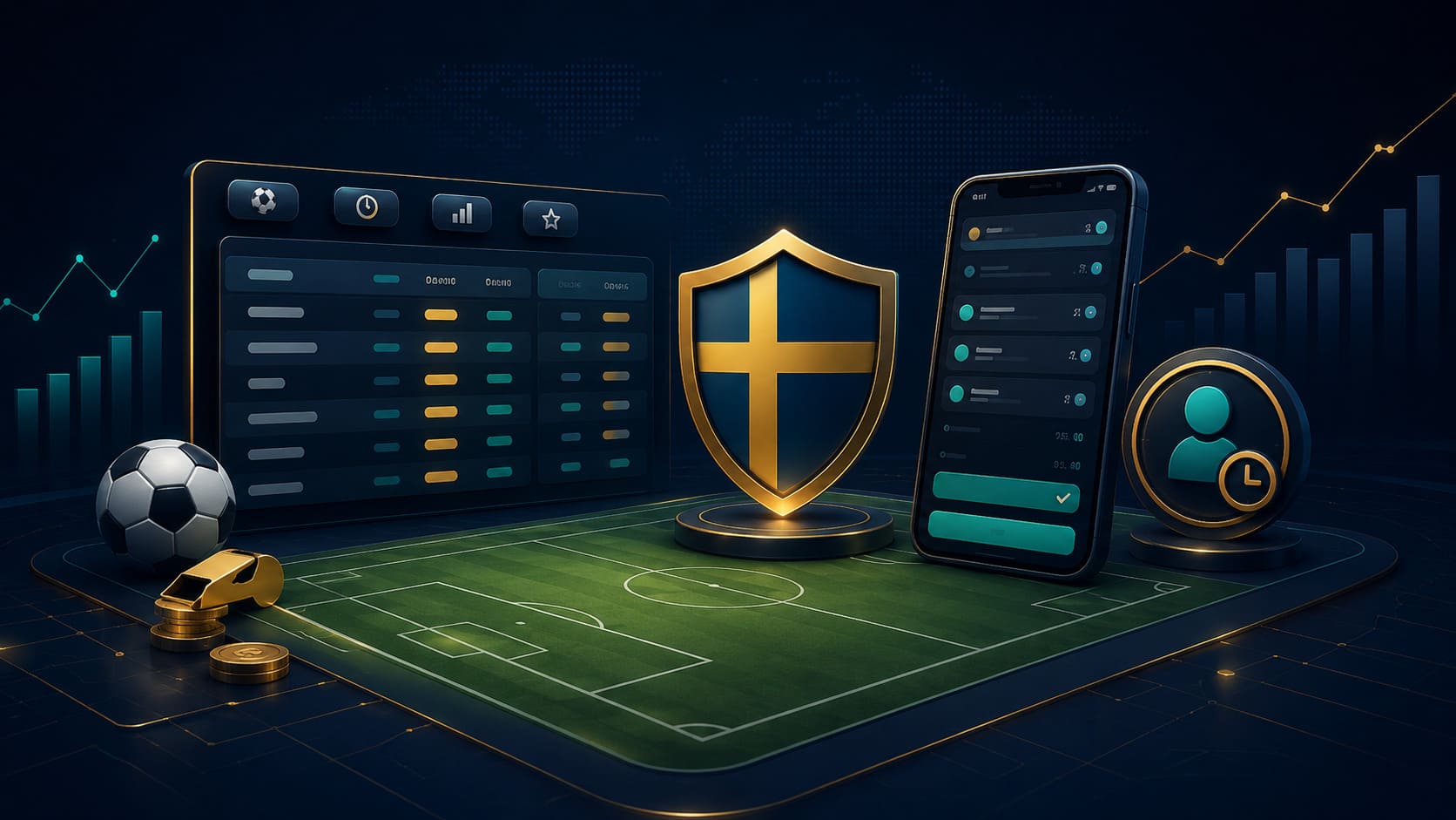 Illustration till guiden om betting med svensk licens på VinnaPengar.com