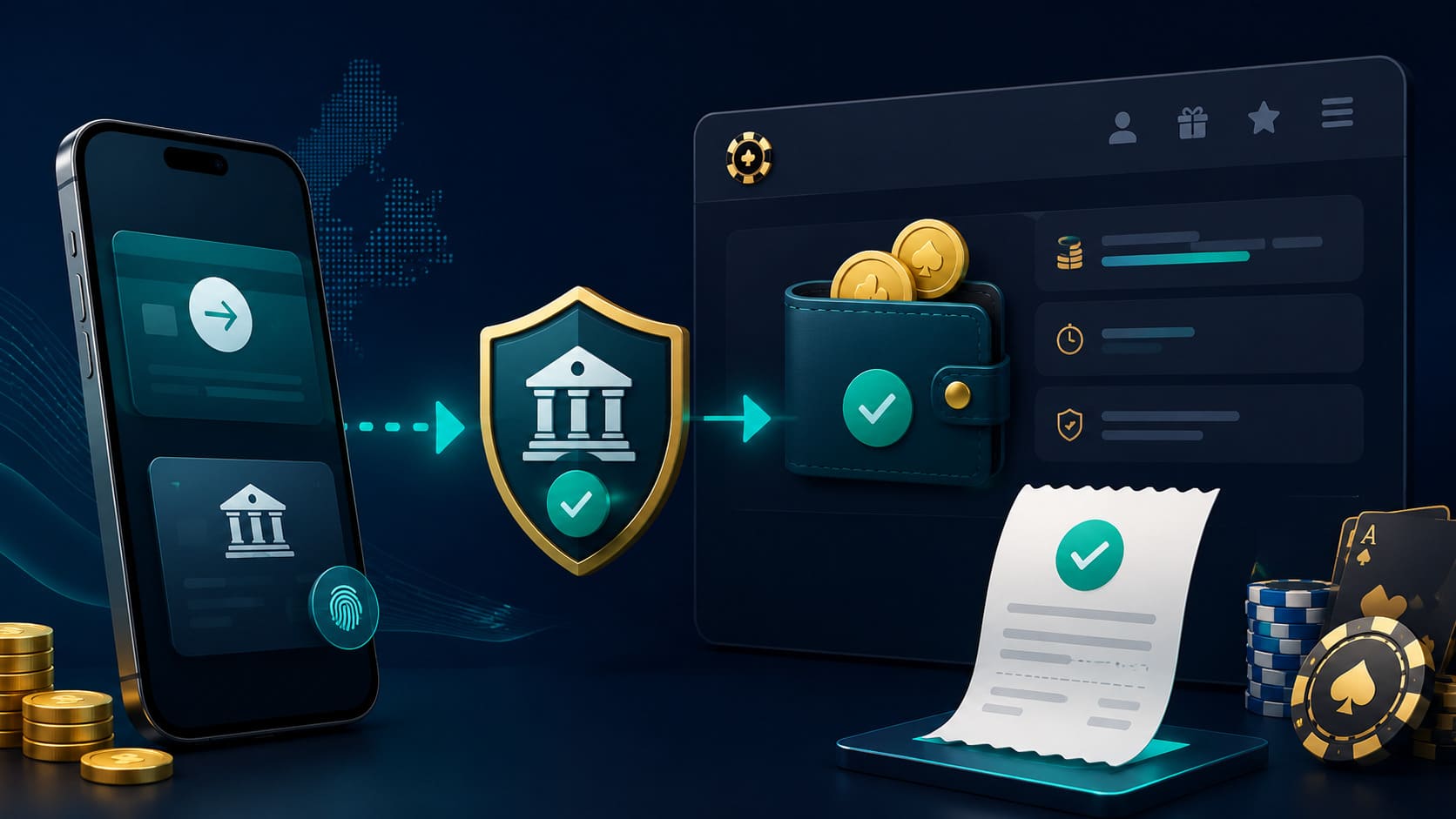 Illustration till guiden om casino med Swish på VinnaPengar.com