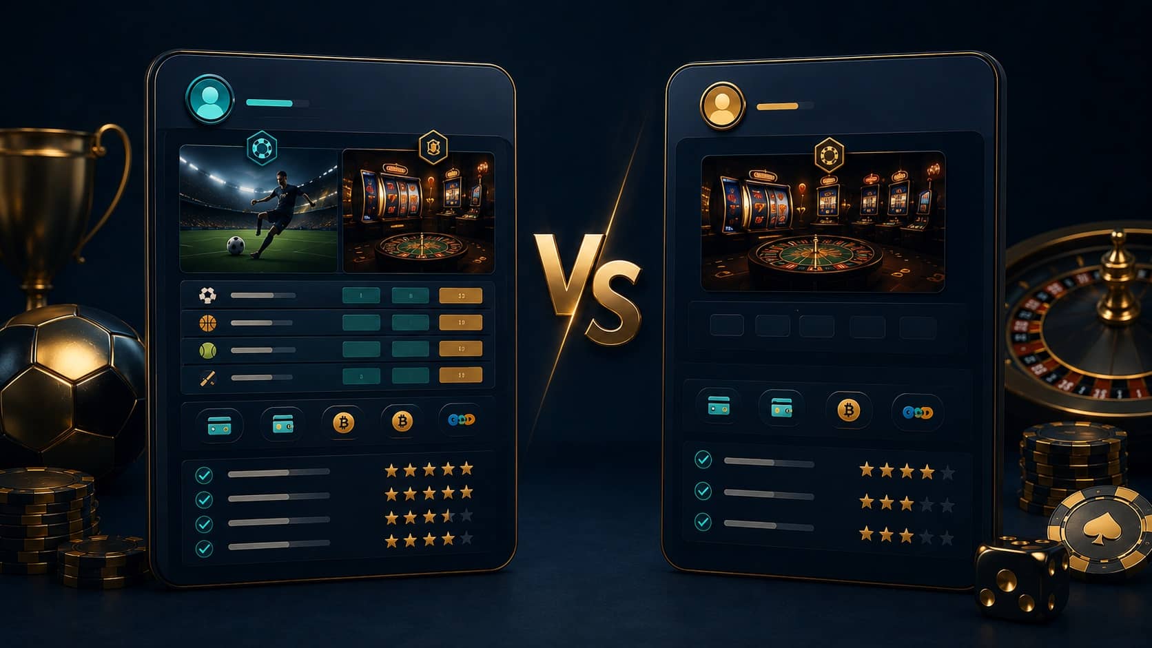 Illustration till guiden om Expekt vs GoGoCasino – bred allround eller renare casino? på VinnaPengar.com