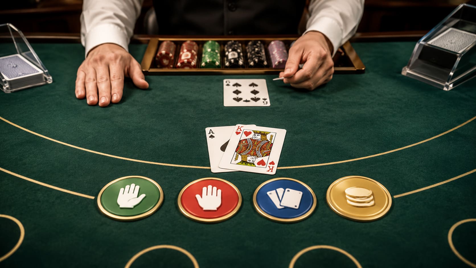 Illustration till guiden om blackjack online på VinnaPengar.com