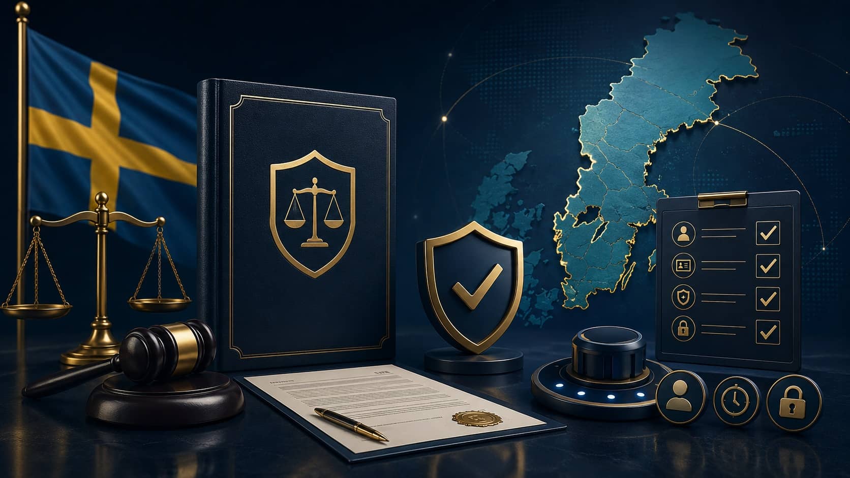 Illustration for Sweden's Gambling Laws Explained — A Reference for International Readers on VinnaPengar.com